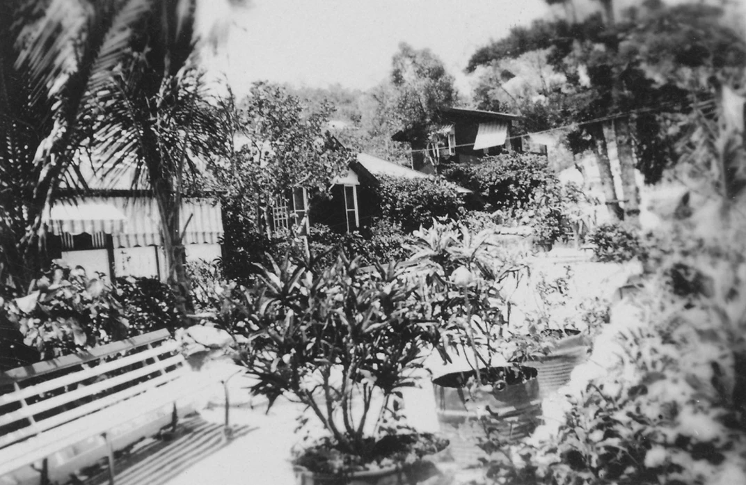 Colllege Garden Cira 1937 Image