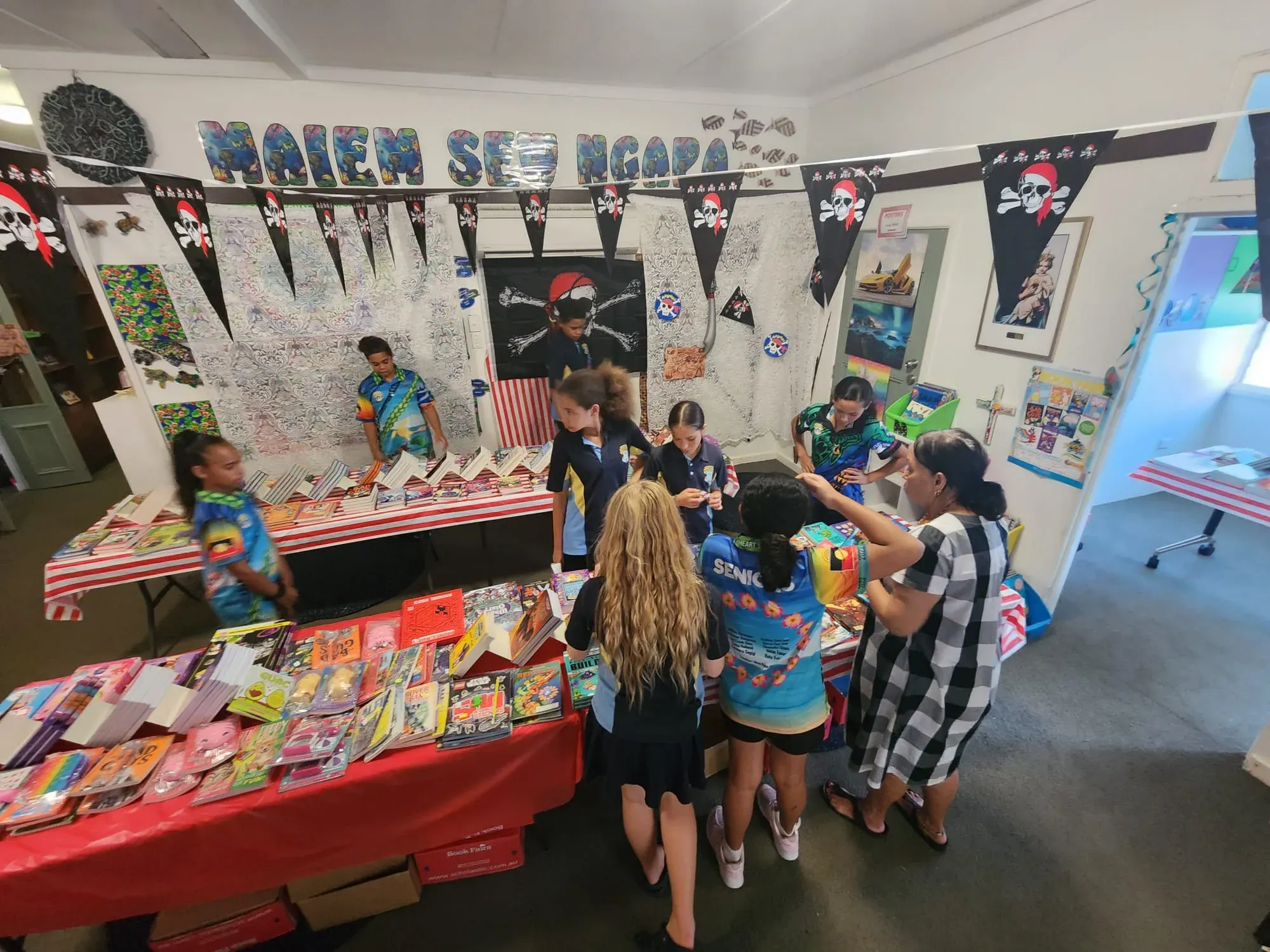 Sacred Heart Sets Sail into the World of Pirates: A Book Fair Adventure!