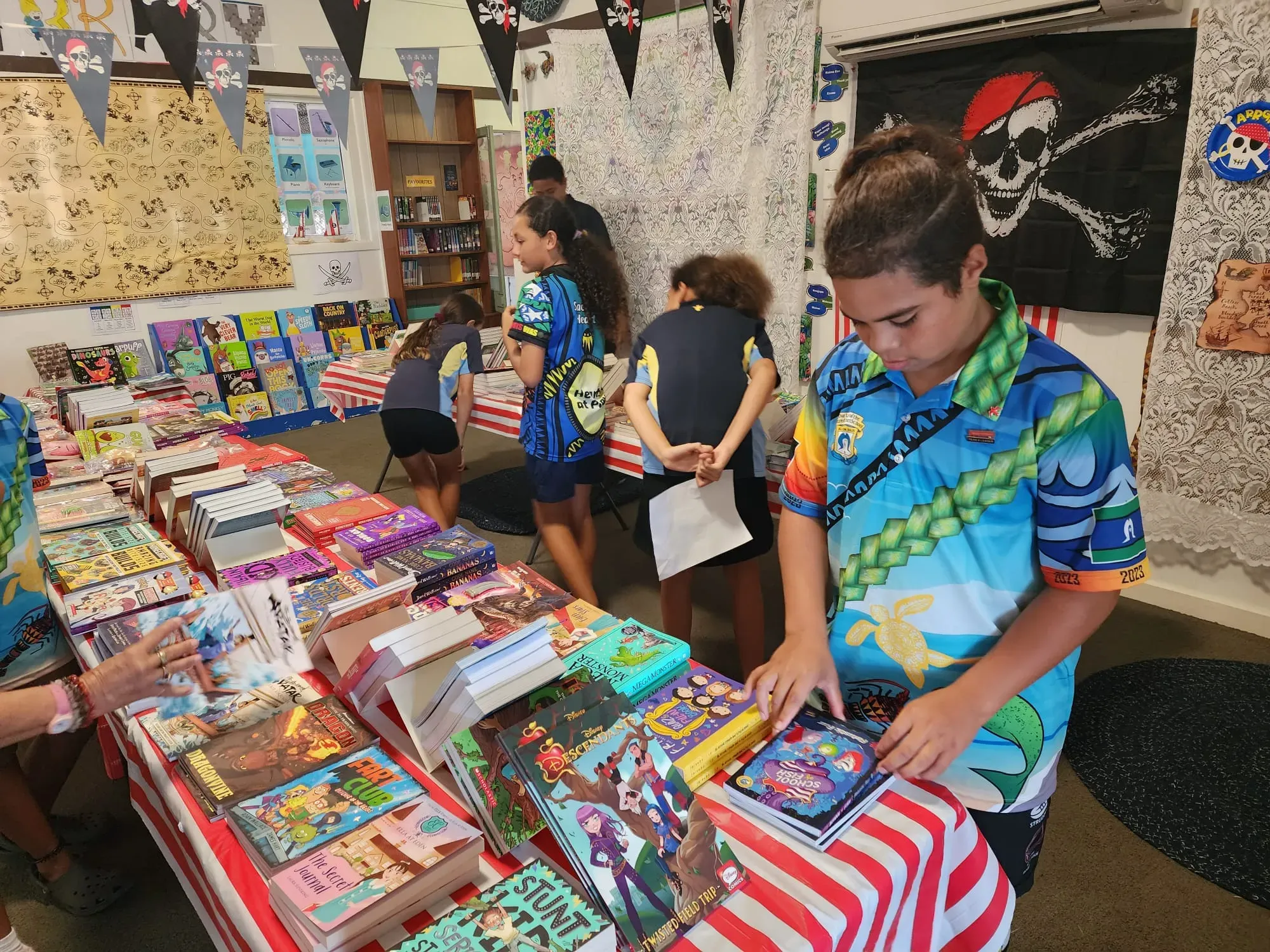 Sacred Heart Sets Sail into the World of Pirates: A Book Fair Adventure!
