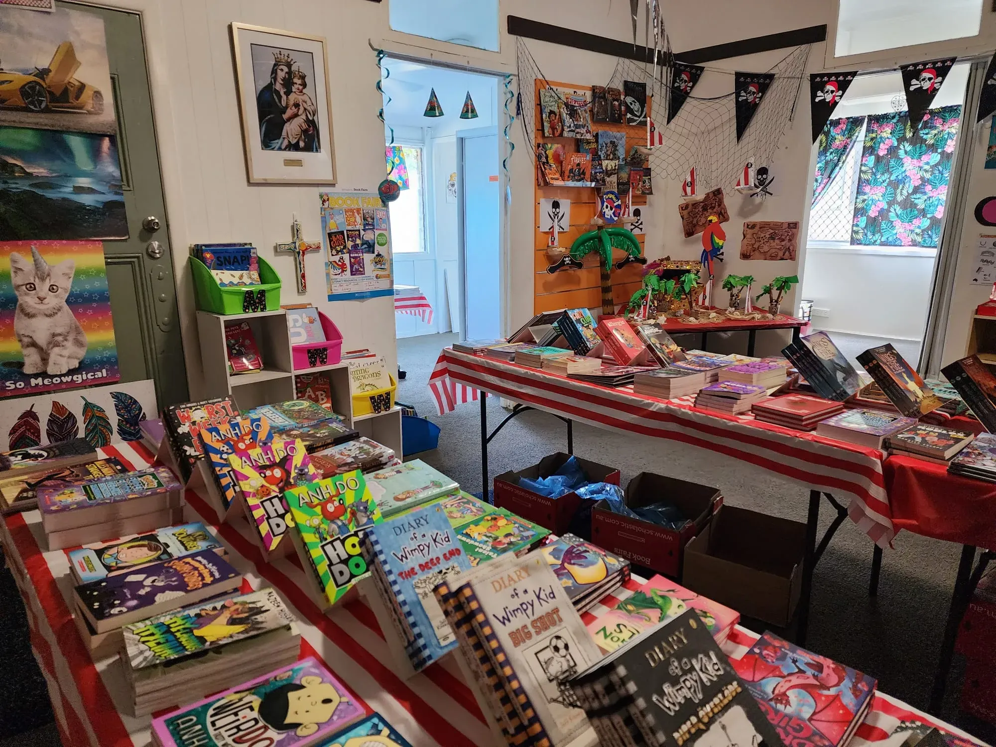 Sacred Heart Sets Sail into the World of Pirates: A Book Fair Adventure!
