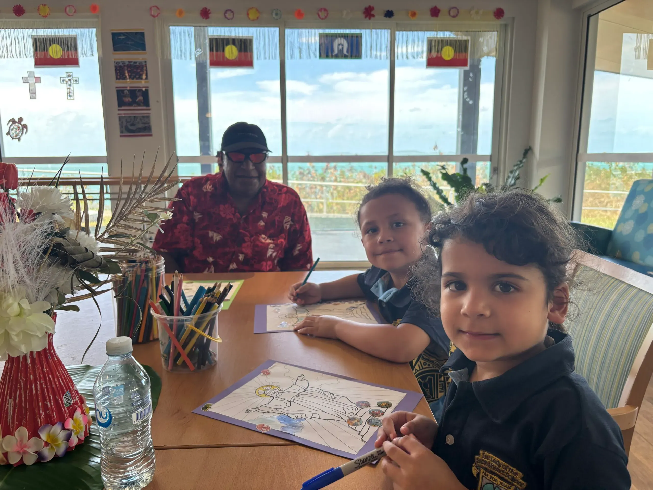 Preps visit Star of the Sea