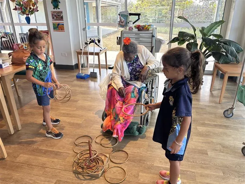 Preps visit Star of the Sea