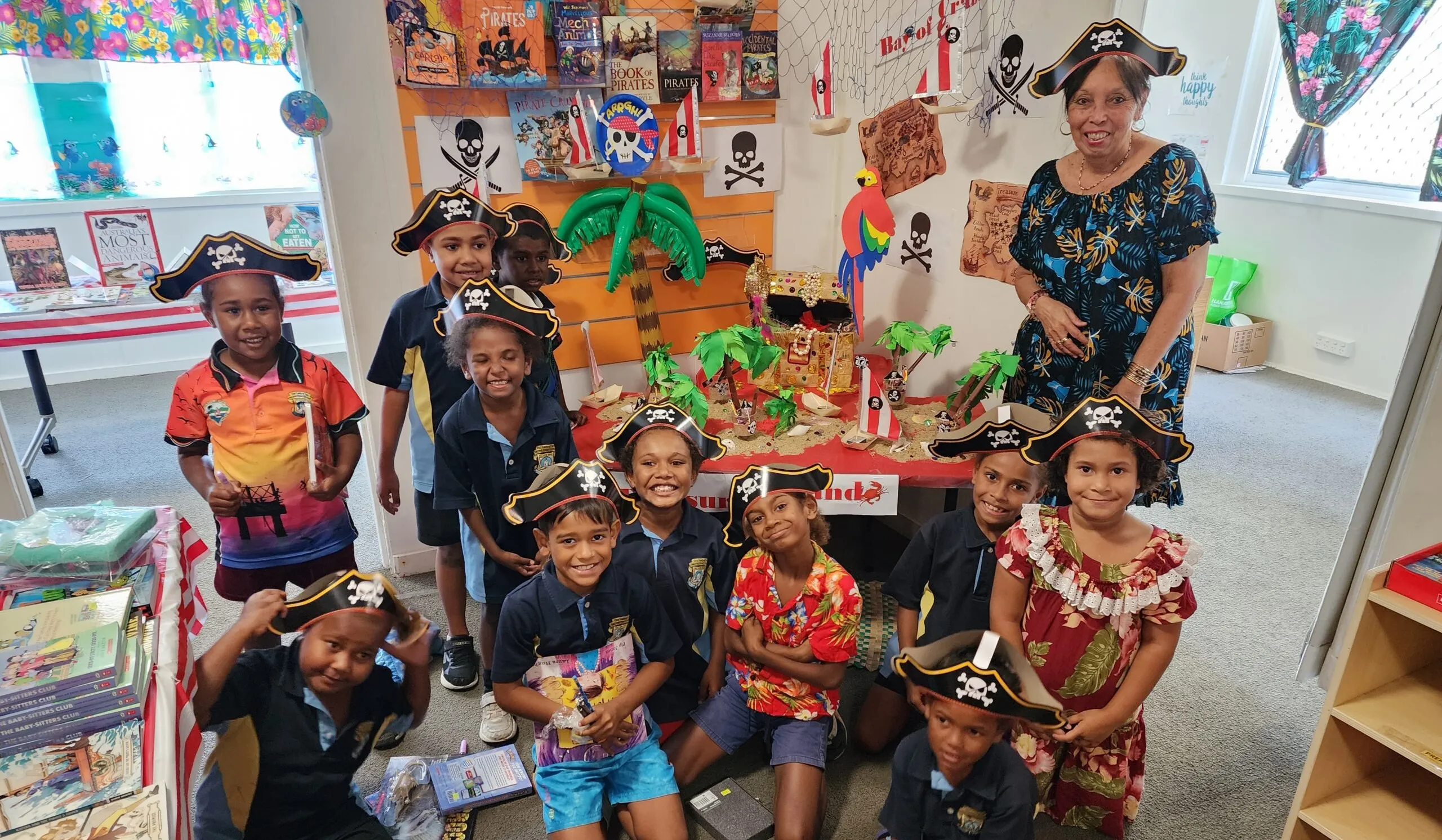 Sacred Heart Sets Sail into the World of Pirates: A Book Fair Adventure!